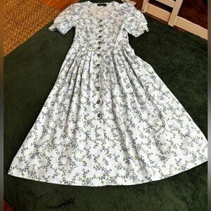 Berwin & Wolff Vinatage Mini Floral Dress 38 sz 6 or 8 USA sz